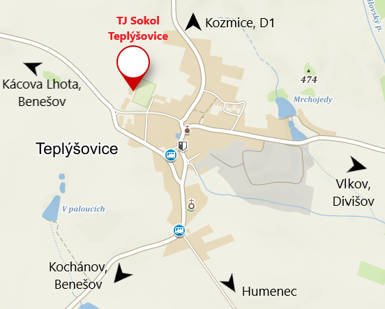 mapa Teplysovice
